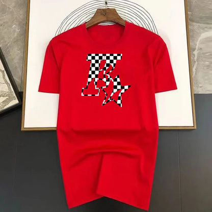 Men's and Women's New Star K Top Basic Cotton T-shirt Summer round neck fashionable casual short sleeves