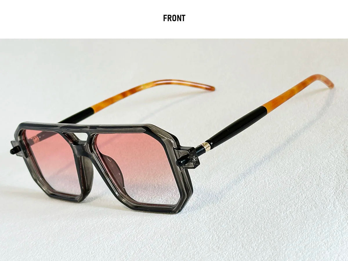 Square Sunglasses For Men Luxury UV400 Protection Sunglasses Women Trendy 2026 Vintage Retro Fashion Glasses Gafas De Sol Hombre
