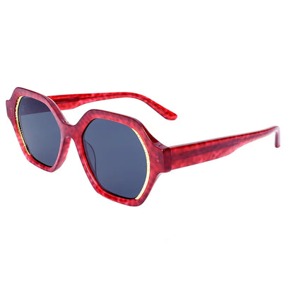 Fashion Rhinestone Cat Eye Acetate Sunglasses UV400 Protection Stylish Women's Sun Glasses