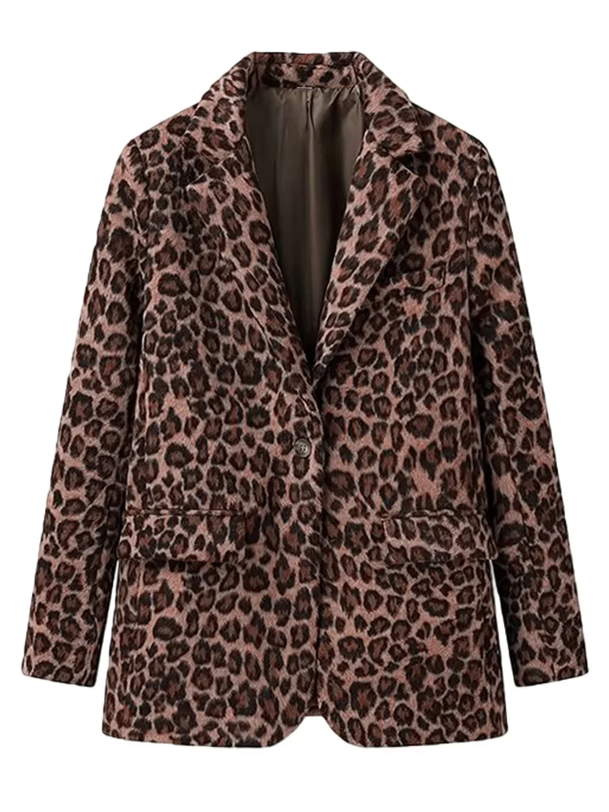 Men's Suits Leopard Blazer Luxury Casual Peak Lapel Single Breasted Slim Fit 1 Piece Jacket Party Handsome Customized Sport Coat