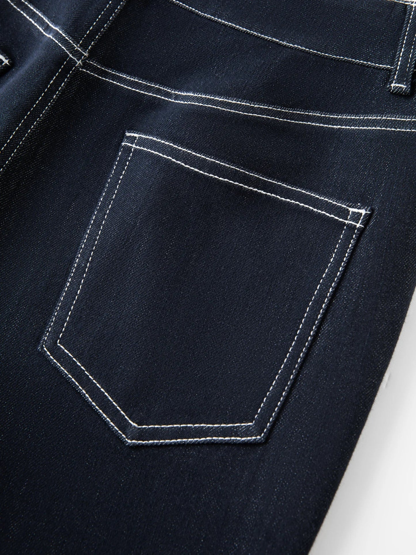 Elastic Waist Straight Slim Flared Jeans for Women 2025 Autumn New Arrival Y2K Chic Style Cotton Soft Jeans 25FS13143