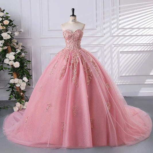 15 Quinceanera Dresses Ball Gown Strapless Party Dresses Sweet Ball Gown Customized 15 Year Old Dress Plus Size