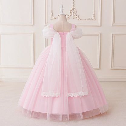 Sleeping Beauty Princess Cosplay Girls Dress Carnival Christmas Halloween Costumes Sequin Party Dress Birthday Wedding Prom Gown