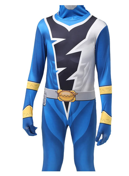 Anime Fancy Adult Kids Ranger Kishiryu Sentai Ryusoulger Cosplay Costume Jumpsuit Halloween Party Role Play Child Men Clothes