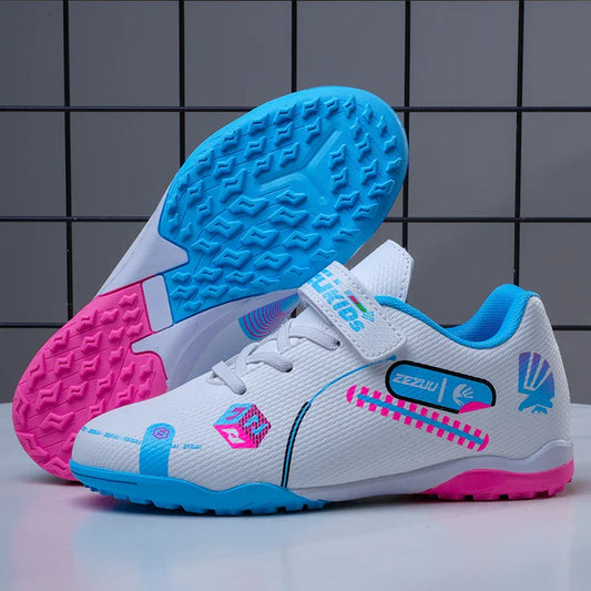 Kids Soccer Cleats Unisex Child Turf Soccer Shoes Indoor Youth Football Boots Artificial Ground Trainning Futsal Sneaker Outdoor