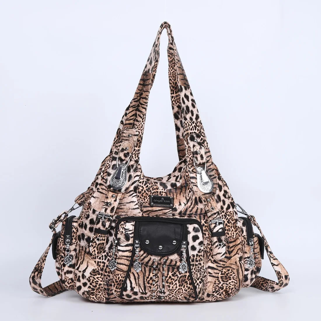Vintage Bag Women Fashion Handbags PU Leather Shoulder Bags Female Satchel Big-capacity Shoulder Purse Bag Bolsa Feminina