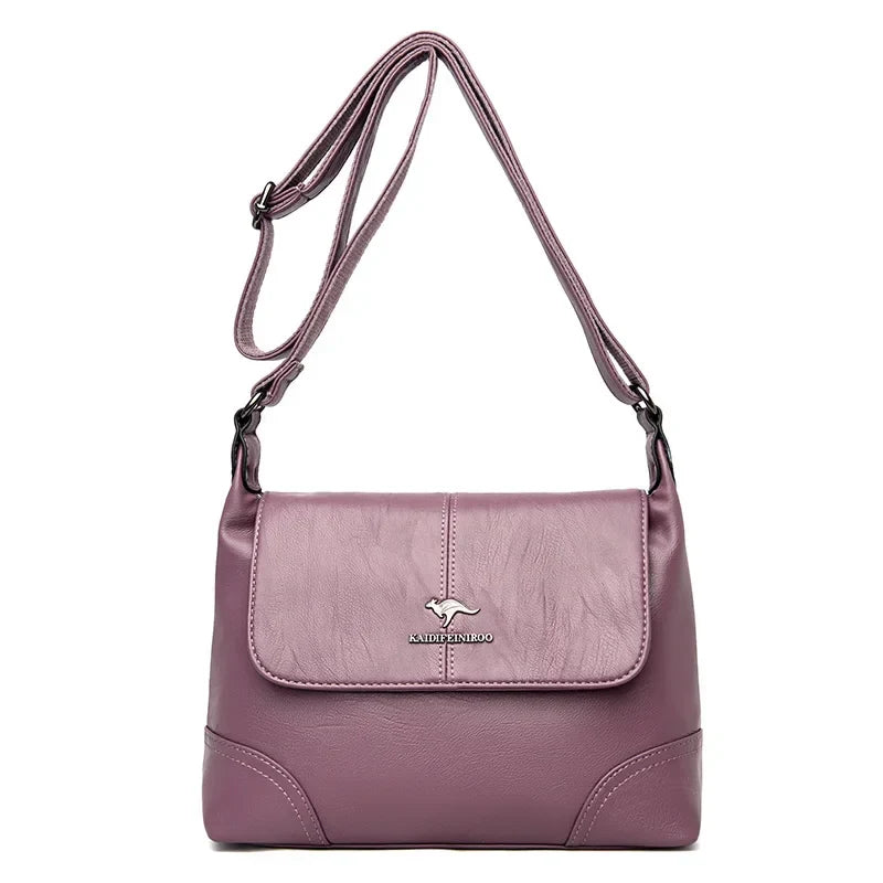 Super Quality Leather Luxury Designer Shoulder Bags Purses Women Classic Tote Bag Female Messenger Waterproof Crossbody Sac