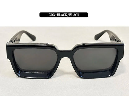 Senior Square Sunglass Men Vintage Millionaire Sunglasses Women Silver Retro Fashion Glasses Dropshipping Gafas De Sol Hombre