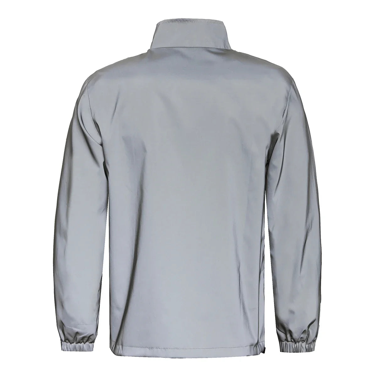 Spring New Men's Reflective Jacket Outdoor Night Running Cycling Windproof Safety Bright Fashion Stand Collar Casual Coats