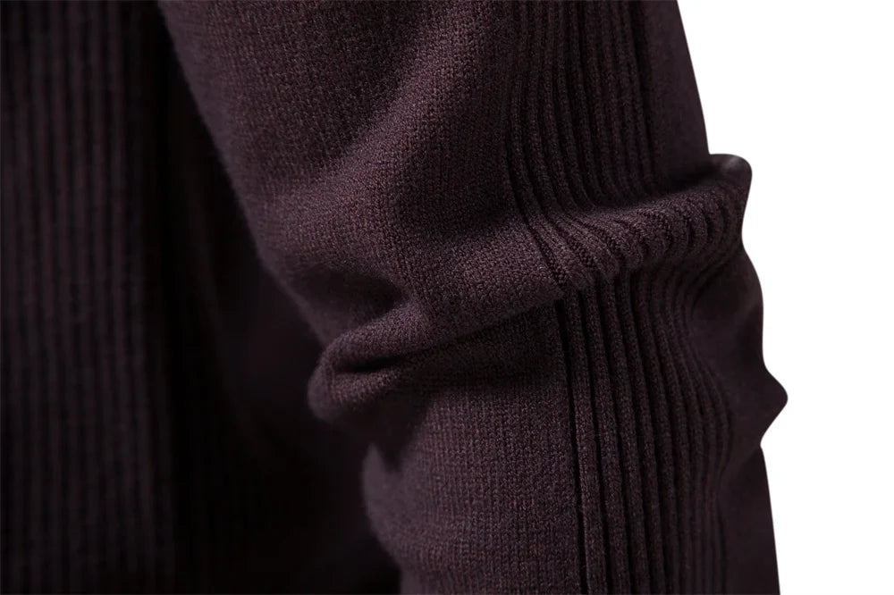 2021 New O-neck Pullover Men's Sweater Casual Solid Color Warm Sweater Men Winter Fashion Slim Mens Sweaters 11 Colors