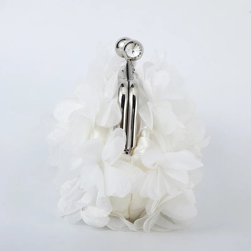 Flower Dinner Purse Designer Floral Chain Crossbody Bride Handbag Clutches Woman Petal Evening Party Clutch Wedding Dress Bag