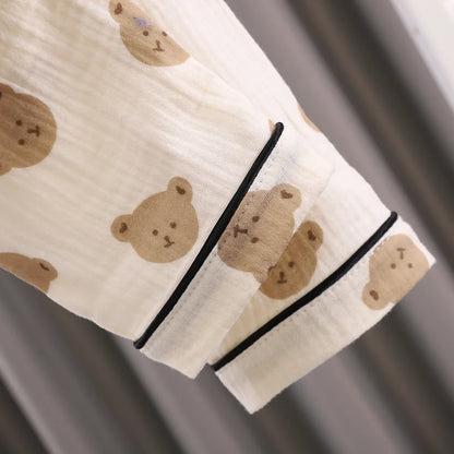 New Spring Autumn Baby Clothes Children Boys Sleepwear Tops and Pants Kids Pajamas Infant Girls Clothing Toddler Cartoon Costume