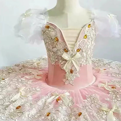 Summer Kids Ballet Dress Girls Children Clothes Princess Dress Women Ballet Tutu Dance Costumes Mother Daughter Outfit Vestido