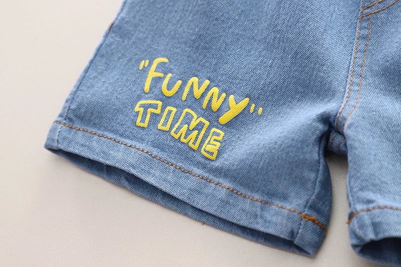 Kids Clothes Summer Children Boy Girls Cartoon T Shirt Shorts 2Pcs/sets Baby Toddler Clothing Infant Sportswear 1 2 3 4 5 Years