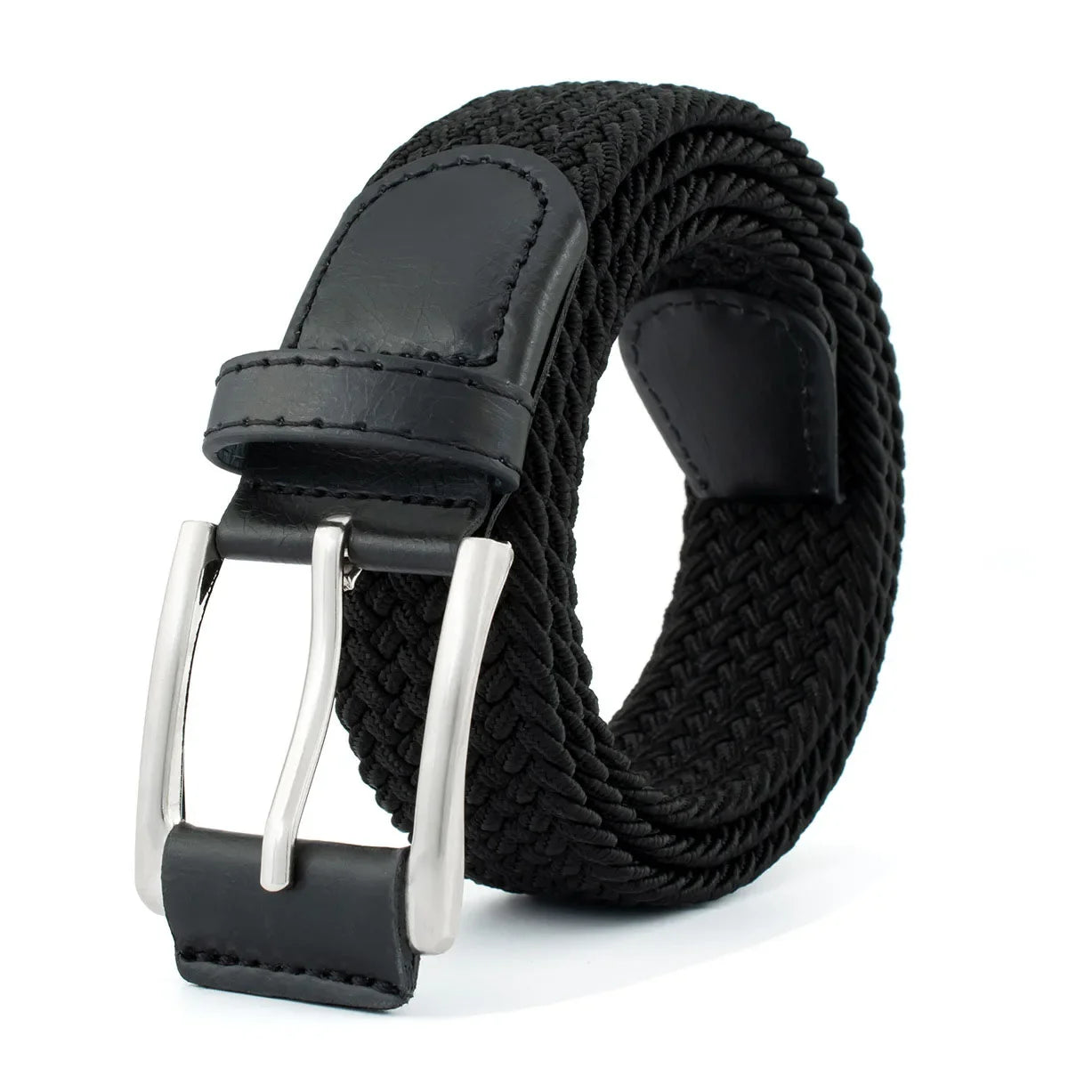 1pc Stretch Woven Braided Belt for Men Women Junior Casual Jeans Pants Golf Belt Canvas Belt
