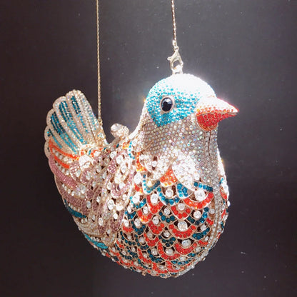 Birds Doves Animals Diamond Bags Rhinestone Dinner Bags Banquet Crystal Clutch Purse Luxury Designer Handbags Unique Party Bags