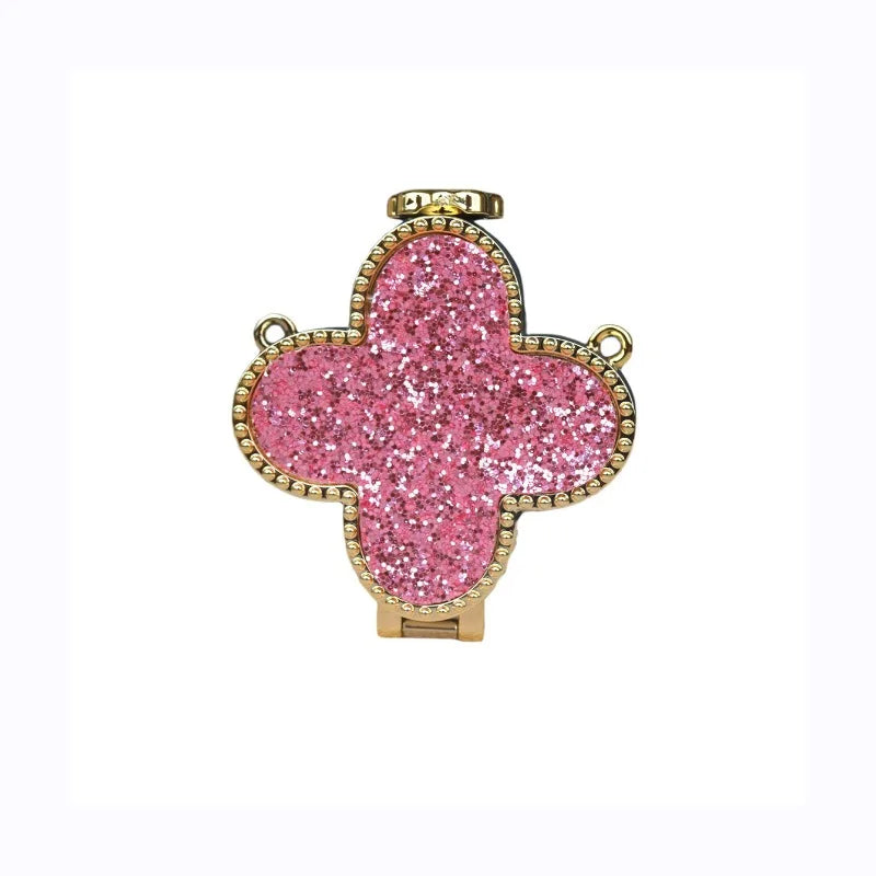 Mini Coin Purse Clover Luxury Fashion Shiny Rhinestone Evening Clutch Handbag for Women, New Sparkling Release