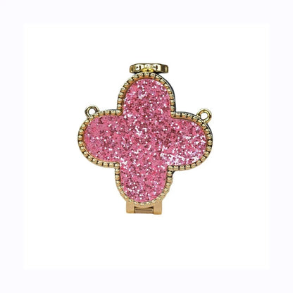 Mini Coin Purse Clover Luxury Fashion Shiny Rhinestone Evening Clutch Handbag for Women, New Sparkling Release