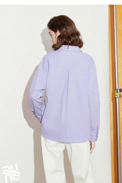 Women Blouse Shirt 2025 Spring New Flower Embroidered Turn Down Collar Pure Cotton White Casual Shirt