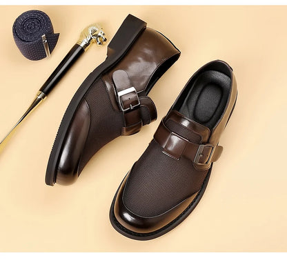 Leisure Walk Male Loafers Outdoor Anti-slip Men's Driving Shoes Handmade Business Footwear Elegantes Slip on Flats Oxford Shoes