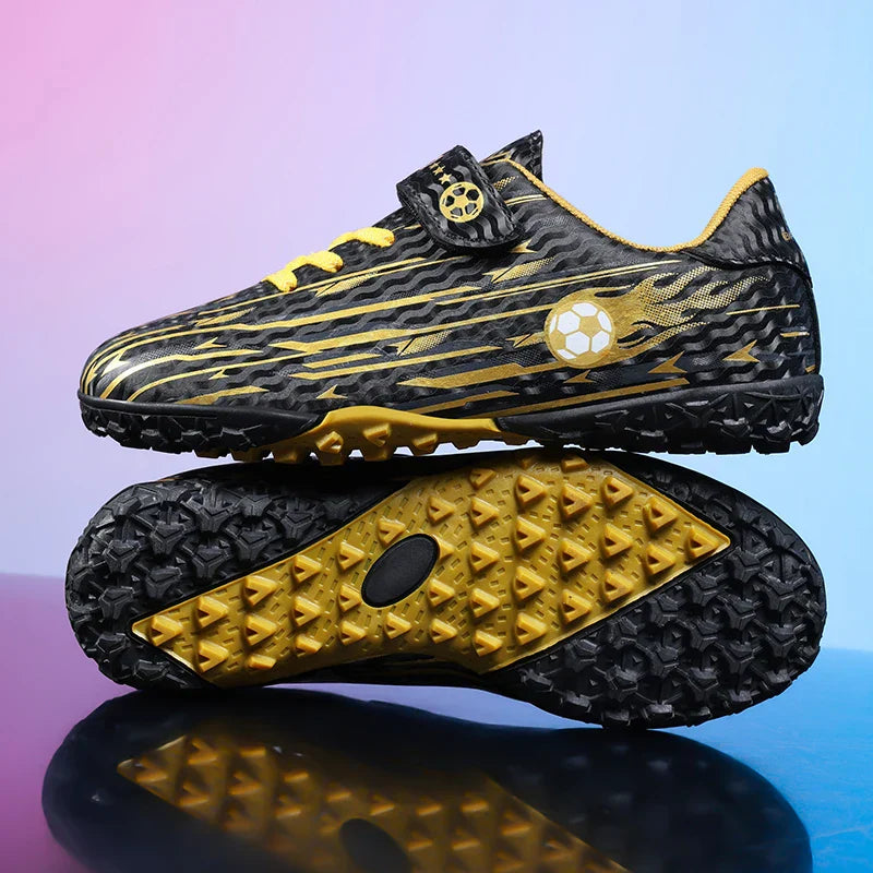 Kids Youth Soccer Shoes Boys Girls Football Cleats TF FG Training Sneakers Non-Slip Grass Artificial Grass Sport Boots