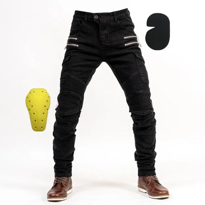 New Autumn Men Pants Casual Tactical Jeans Male Multiple Pockets Cargo Pant Casual Straight Dimem Jeans Trousers Plus Size S-4Xl