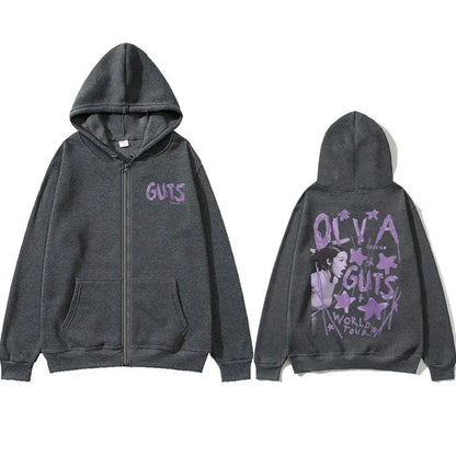 Rock Band Korn Follow The Leader Tour 2014 Zipper Hoodie Men Women Retro Gothic Metal Zip Up Jacket Casual Oversized Sweatshirts