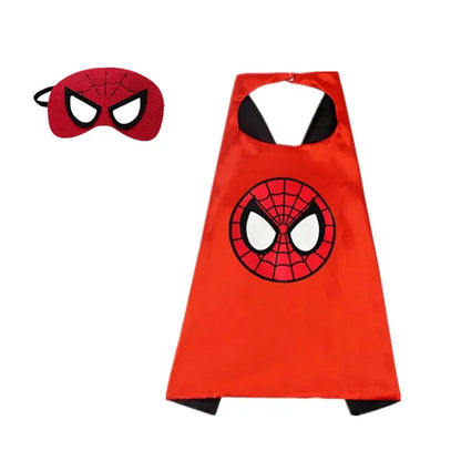 New Superhero Capes for Kids 3-10 Year Old Boy Gifts Boys Cartoon Dress Up Costumes Party Supplies Easter Gifts Cosplay Costumes