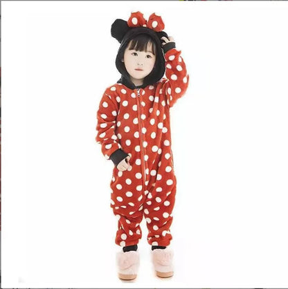Cartoon Kigurumi For Kids Animal Onesies Children Pyjamas Halloween Cosplay Costumes