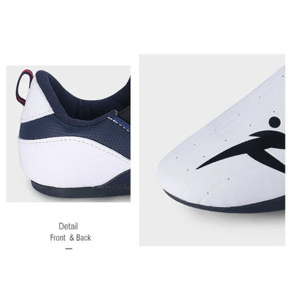 Adult Kids Wear-Resistant Taekwondo Shoes Karate Sneakers Thick Soft Sole Breathable Men Martial Arts Kung Fu Boxing Shoe
