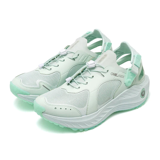 Breathable Mesh Quick Dry Water Shoes Shock Absorb Anti Slip Rock Grain Light Hiking Sneakers Unisex Outdoor Camping