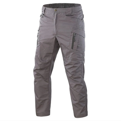Asian Size Men Cargo Pants Trousers Multi-pocket Waterproof Wear-resistant Casual Training Overalls Clothing Comfortable Breatha
