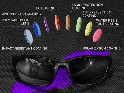 Polarized Fishing Sunglasses Sports Sunglasses for Men and Women Cycling Glasses Mountain Bicycle Riding Goggle Bike UV400
