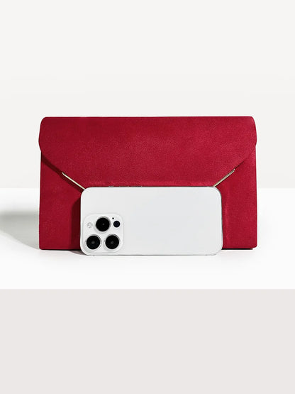 Velvet Envelope Bags Women Evening Wallets High Quality Clutches Banquet Dresses Clutch Over Shoulder Bags with Chain Handbags