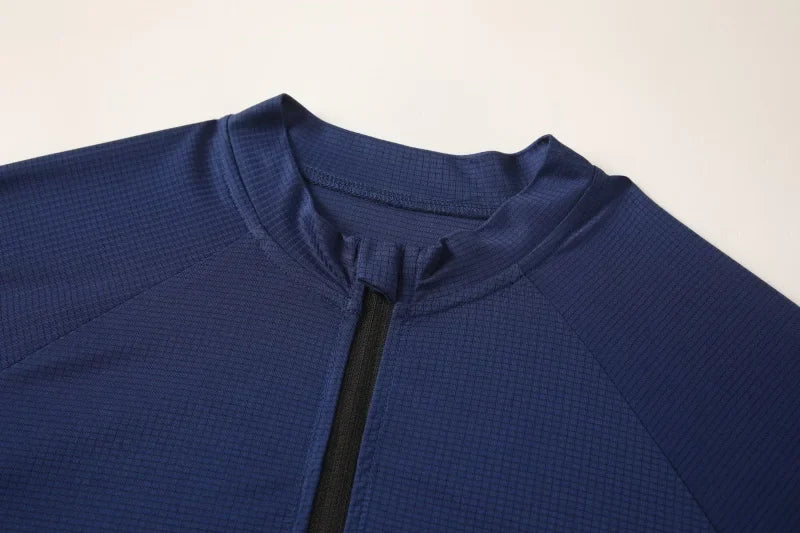 Men's Cycling Jersey Long Sleeve 3 Pockets Bike Arm Sun Protection Refreshing Breathable Maillott Long Sleeves Cycling Jersey