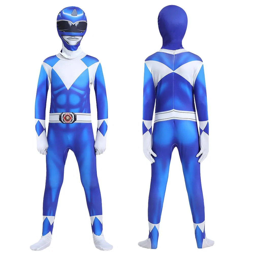 Power Samurai Sentai Shinkenger Rangers Costume Superhero Cosplay Halloween Birthday Party Jumpsuit Zentai Suit