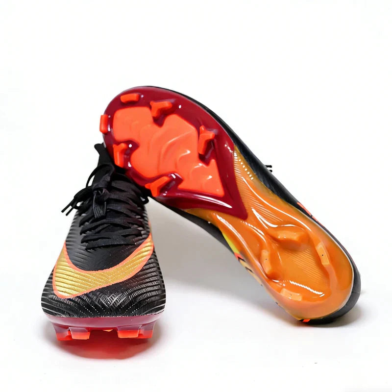 Professional Mens Soccer Shoes Flexible Turf Soccer Cleats for Boys Sneakers TF/FG Training Football Boots Chuteira Campo 35-45