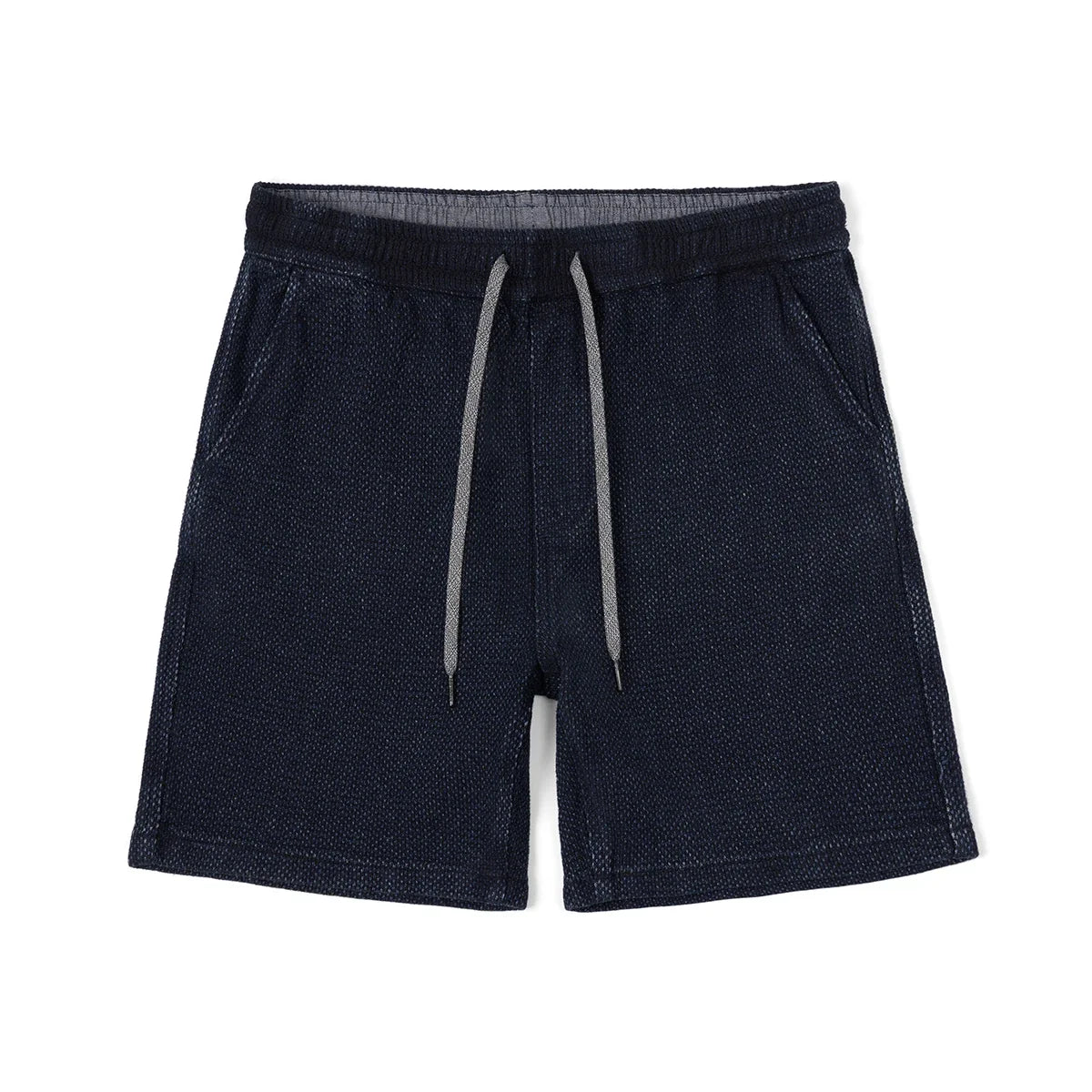 High Standard Series 2025 Summer New 13oz Indigo Sashiko Cloth Fabric Denim Shorts Loose 100% Cotton Vintage Shorts