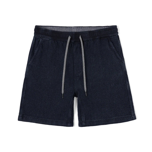 High Standard Series 2025 Summer New 13oz Indigo Sashiko Cloth Fabric Denim Shorts Loose 100% Cotton Vintage Shorts