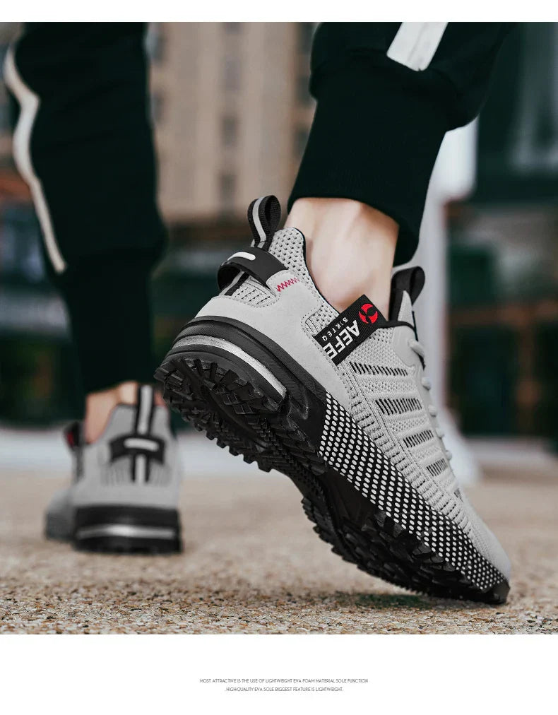 New Men Running Shoes Breathable Outdoor Sports Shoes Lightweight Sneakers for Men Comfortable Athletic Training Footwear