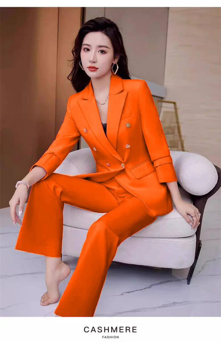 New Advanced Design Women's Suit Jacket Korean Style Spring Autumn Professional White Collar Small Western Clothes