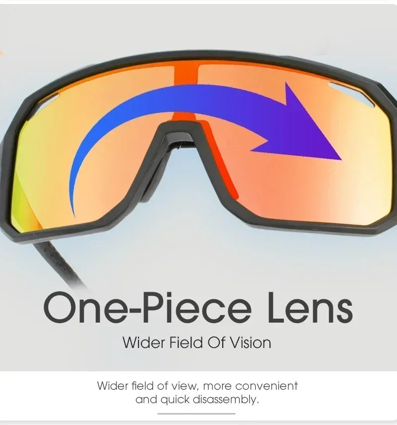 New Sports Men UV400 Cycling Glasses Bike Sunglasses Outdoor Eyewear  MTB Bicycle Women Riding Hiking Goggles