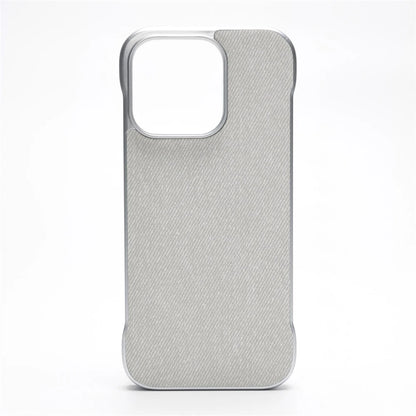 Ultra Thin Frameless Cloth Texture Magnetic Case For iPhone 17 Air 16 Pro Max 15 14 MagSafe Wireless Charge Borderless Hard Cove