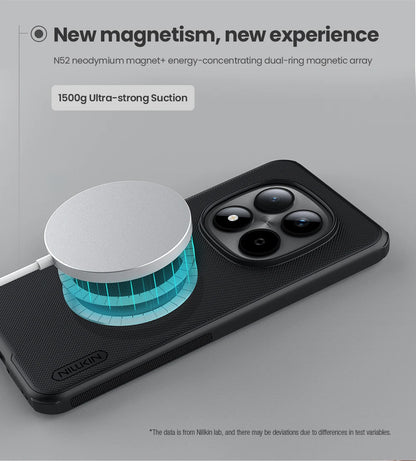 For Xiaomi Redmi Note 13 14 15 Pro Plus 5G Case Magnetic Soft Frame Hard PC Super Frosted Pro Back Cover Protection