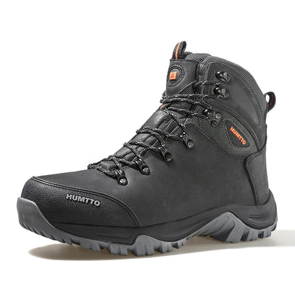 Hiking shoes Men's waterproof hunting Boots Tactical Desert Combat Ankle trekking Boots Male Women warm Leather Sneakers