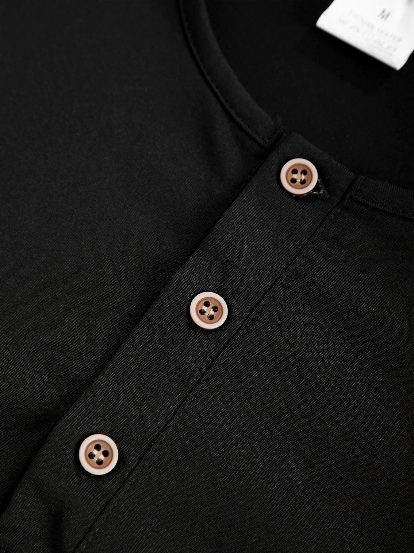 New Men's Henley T-shirts Long Sleeve Basic Casual Band Collar T Shirts Comfortable Soft Pullover Tops Male Tee