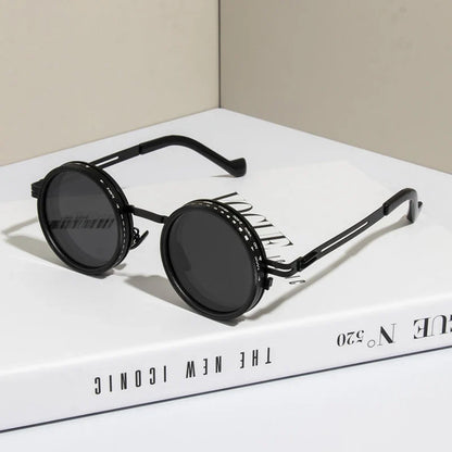 Cycling ND2-400 9 Level Adjustable Dimming Polarized Sunglasses Men Women Fishing Punk Round Glasses Eyeglasses ND Filter