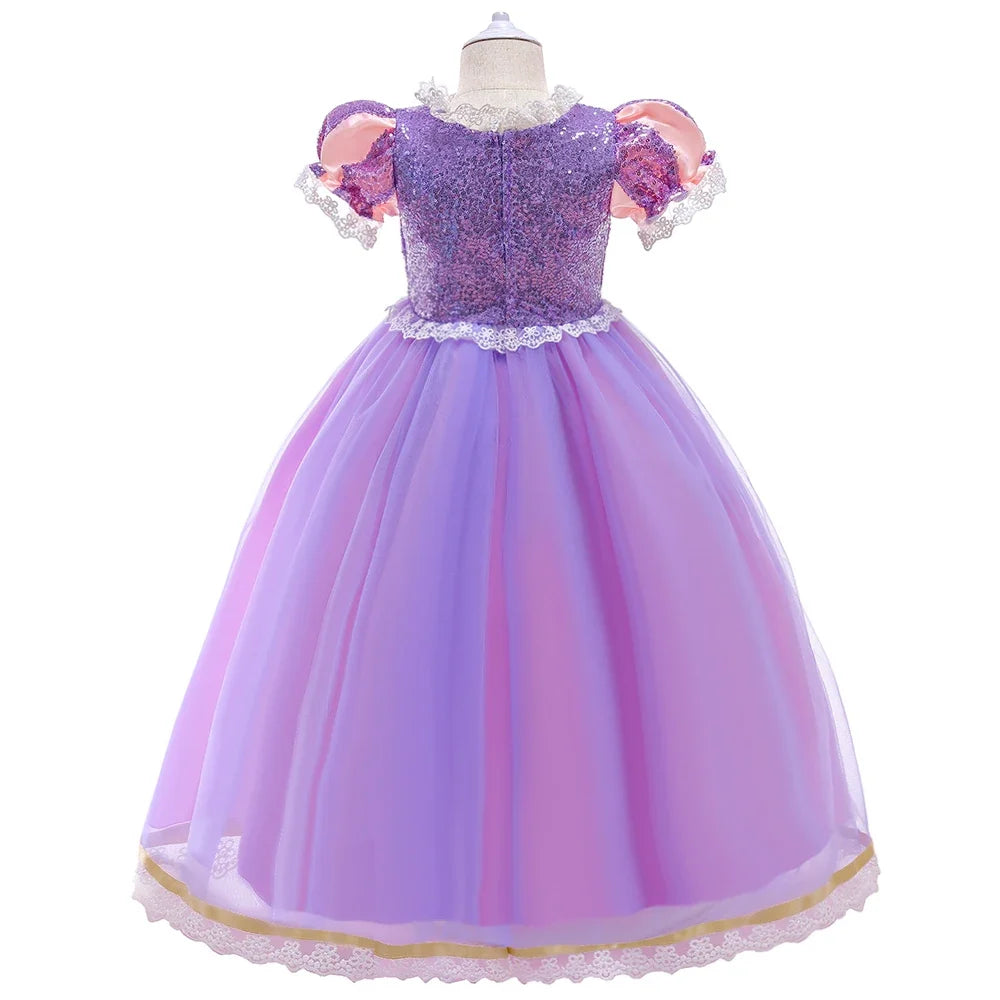 Halloween Costume for Girls Carnival Cosplay Kids Clothes Party Birthday Princess Dress Lace Wedding Christmas Costumes