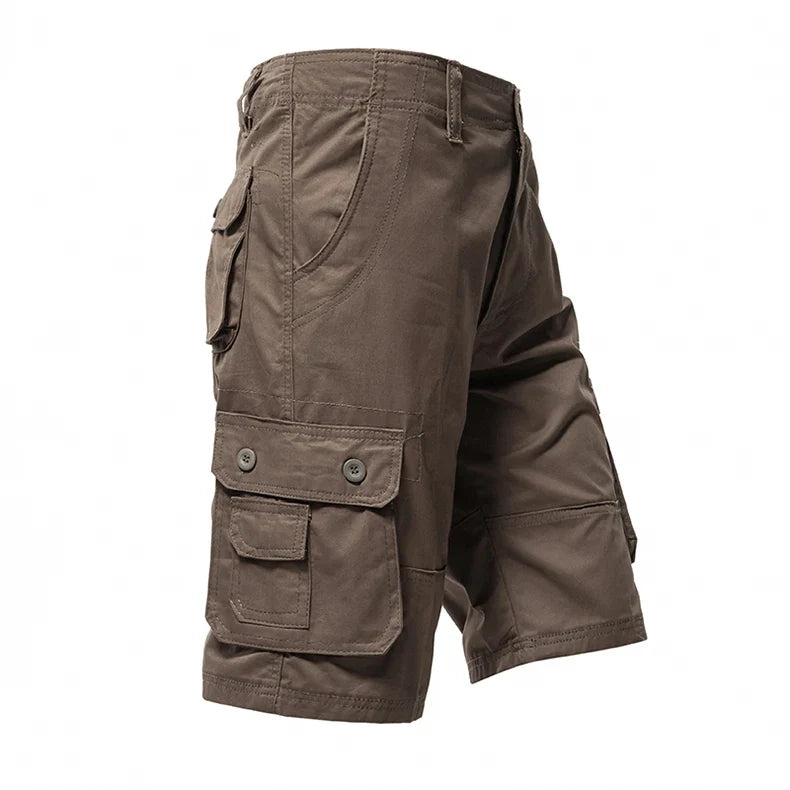 Men's Cargo Shorts Big Size Sports Knee Shorts Classic Short Pants Streetwear Hip Hop Straight Loose Pants