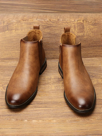 Size 7~13 Men Chelsea Boots  Ankle Boots soft leather Men Boots